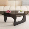 Nordic Minimalist Futuristic Glass Coffee Table