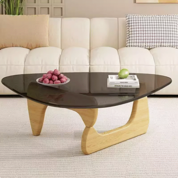 Nordic Minimalist Futuristic Glass Coffee Table