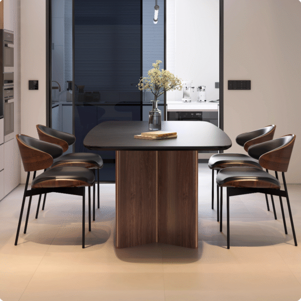 Italian Minimalist Sintered Stone Dining Table