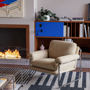 Bauhaus Style Lazy Accent Armchair