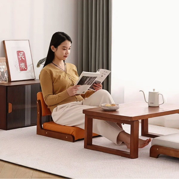 Screenshot 2025-09-10 at 12.14.57 Tatami Floor Chair with Solid Wood Backrest